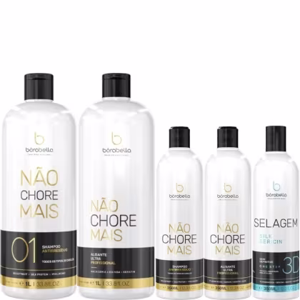 Imagem do produto Borabella Kit Não Chore Mais 2x1L + Kit 2x350ml + Selagem 350ml