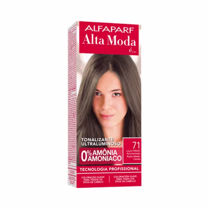 Imagem do produto Alta Moda é... Extra Intensiva 71 Louro Médio Acinzentado - Tonalizante Capilar
