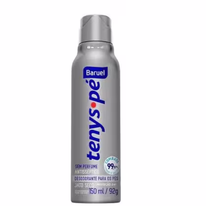 Imagem do produto TENYS PÉ DESODORANTE PARA OS PÉS AEROSOL SEM PERFUME 150ML