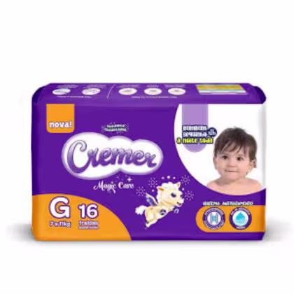 Imagem do produto Fralda Cremer Jumbinho G 16 Unidades