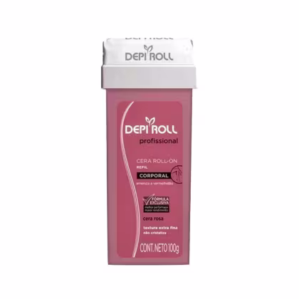 Imagem do produto DepiRoll Roll On Rosa Sensível - Cera Depilatória Refil 100g
