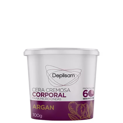 Imagem do produto Depilsam Argan - Cera Depilatória para Micro-Ondas 100g