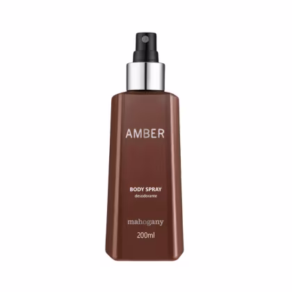 Body Spray Masculino Mahogany Amber, 200ml.