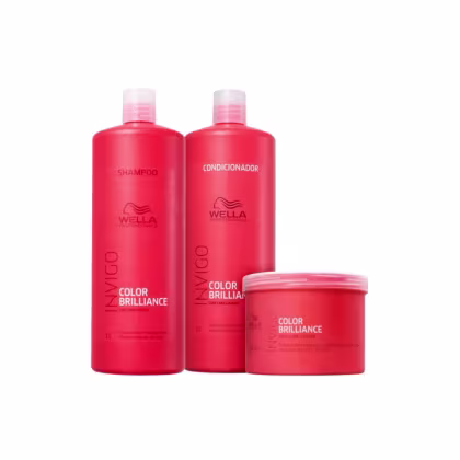 Imagem do produto KIT WELLA PROFESSIONALS INVIGO COLOR BRILLIANCE SALON TRIO (3 PRODUTOS)
