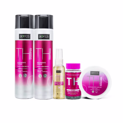 Imagem do produto Kit TH Força e Crescimento Capilar - Top Hair (5 itens)