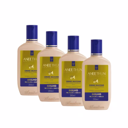 Imagem do produto Kit 4 Creme de Silicone Linha A 250ml-Aneethun