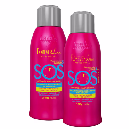 Imagem do produto Kit Reconstrutor Forever Liss Sos 300ml 2 Unidades