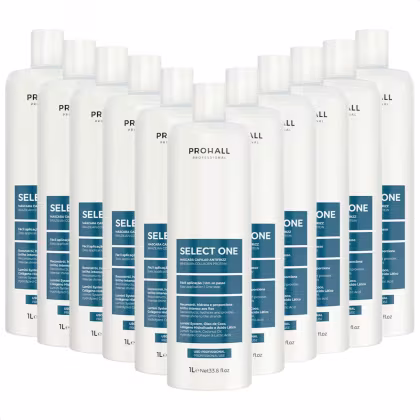 Imagem do produto Kit Select One Prohall 1L Tratamento Capilar 12 Unidades