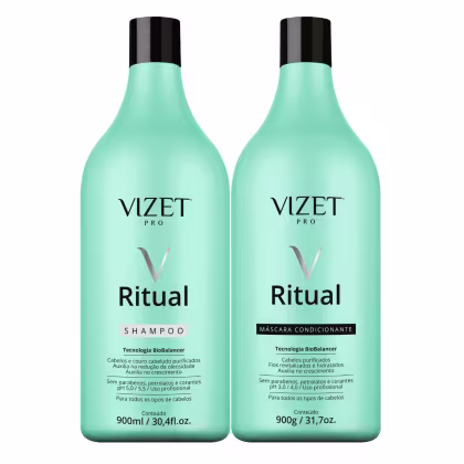 Imagem do produto Shampoo e Máscara Purificação Cabelos Oleosos Ritual Vizet