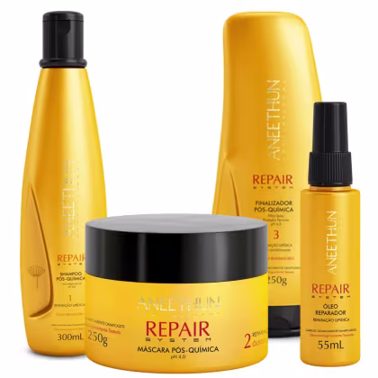 Imagem do produto Kit Repair System Aneethun Tratamento Completo 4 Produtos