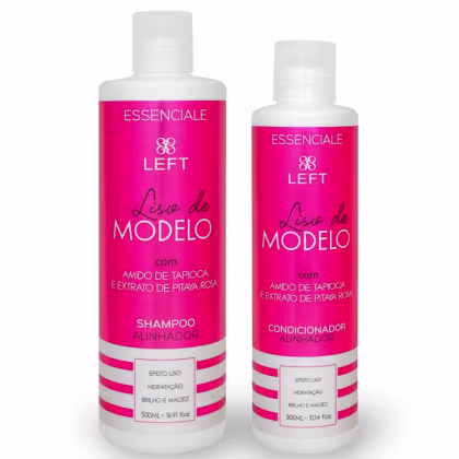 Imagem do produto Kit Shampoo 500ml + Cond 300ml Liso De Modelo Mini Pack Essenciale