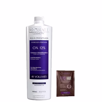 Imagem do produto Água Oxigenada Cremosa 40 Volumes Prohall 900ml