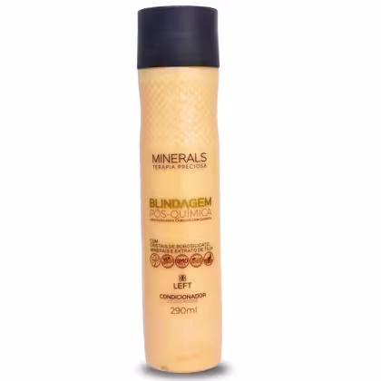 Imagem do produto Condicionador Blindagem Pós-Química Ouro Nobre 290m l Minerals