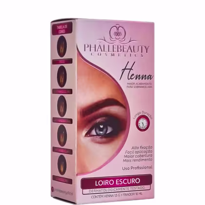 Imagem do produto Phállebeauty - Henna Acabamento para Sobrancelhas Loiro Escuro