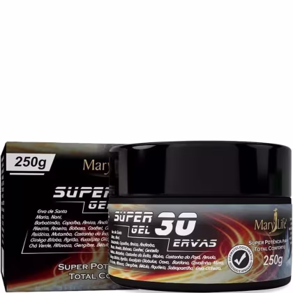 Imagem do produto Mary Life - Gel Desodorante Massageador Super 30 Ervas Efeito Gelo Quente 250g