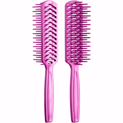 Imagem do produto Santa Clara - Escova Plástica Jacaré Simples para Cabelo Rosa