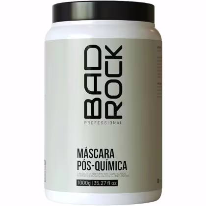 Imagem do produto Bad Rock Pós Química - Máscara Cabelos Extremamente Danificados 1kg