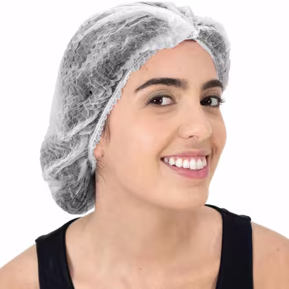 Imagem do produto Santa Clara - Touca Descartável Não Tecido Linha Prime Branca (5 Peças)