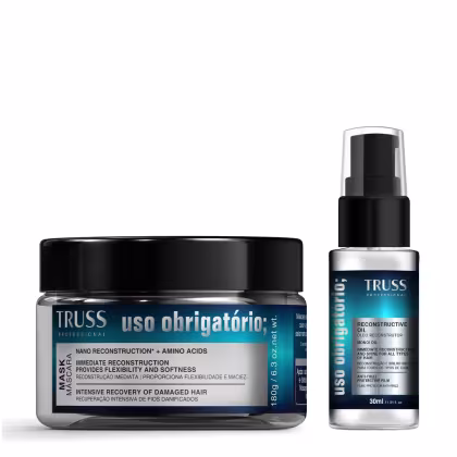 Kit TRUSS Uso Obrigatório Tratamento Intenso Mini, 2 produtos.