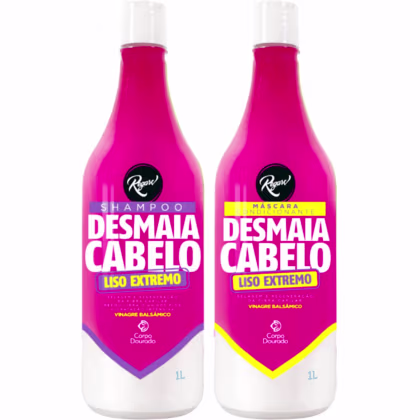 Imagem do produto Kit Corpo Dourado Regarv Desmaia Cabelos Liso Extremo Duo (2 Produtos)