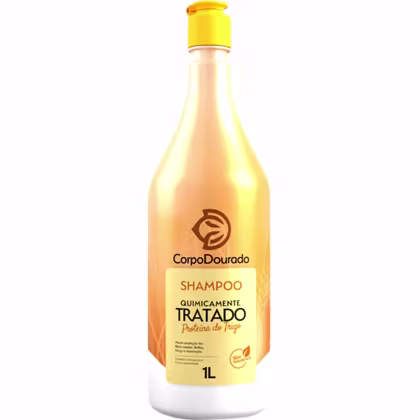 Imagem do produto Corpo Dourado Quimicamente Tratado Proteína do Trigo - Shampoo 1L