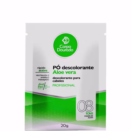 Imagem do produto Corpo Dourado Aloe Vera - Pó Descolorante Capilar e Corporal 20g