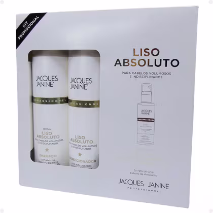 Imagem do produto Kit Jacques Janine Liso Absoluto: Shampoo, Condicionador e Fluido Termoativado 60ml