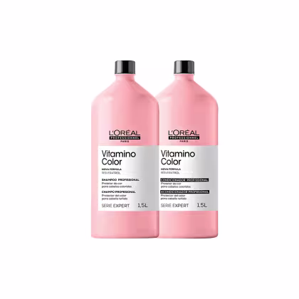 Kit L'Oréal Professionnel Serie Expert Vitamino Color Duo Salon Care, 2 produtos.