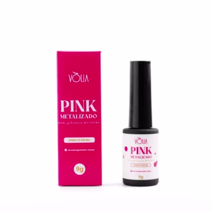 Imagem do produto Esmalte em Gel Pink Metalizado - Volia - 9g