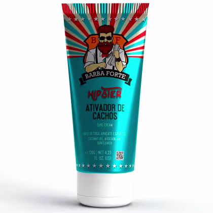 Imagem do produto Ativador de Cachos Hipster Definição e Hidratação 120g Barba Forte
