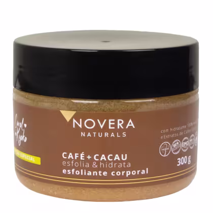 Imagem do produto Left Cosméticos Novera Naturals Carol Kyoko Café + Cacau - Esfoliante Corporal 300g