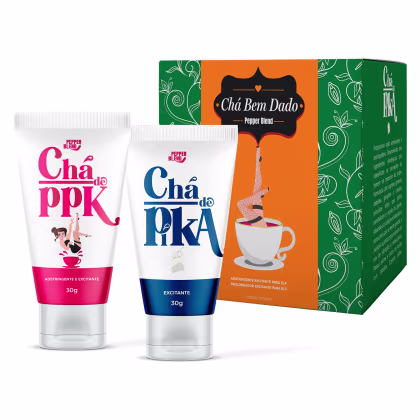 Imagem do produto Kit Chá Bem Dado Excitante Adstringente Feminino e Intensificador Masculino (4 Produtos)