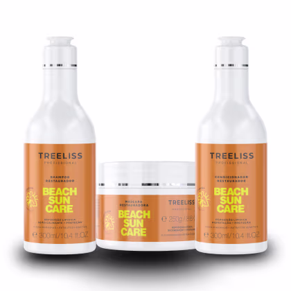Imagem do produto Kit Beach Sun Proteção Completa para Cabelos, Verão TreeLiss