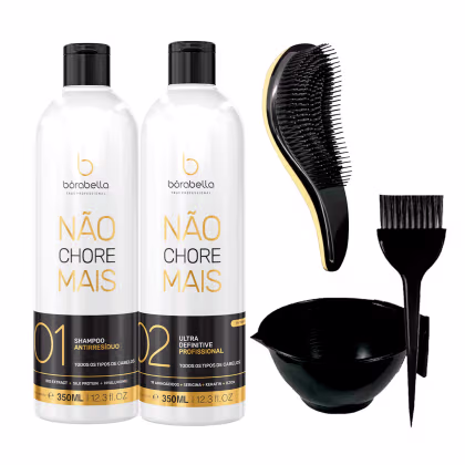 Imagem do produto Kit Não Chore Mais Borabella 2x350ml + Cumbuca + Escova