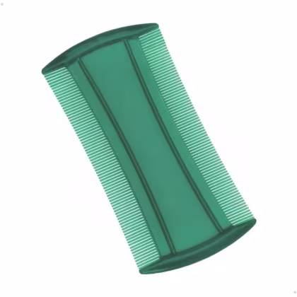 Pente Plástico para Piolho Abelha Rainha Verde, 1 produto.