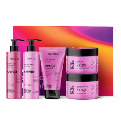 Imagem do produto KIT DIA  A DIA EXPERIENCIA DE BANHO CEREJA C/ 5 ITENS LABOTRAT