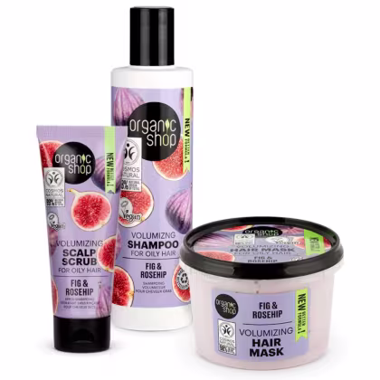 Imagem do produto Kit Organic Shop Óleo de Rosa Mosqueta e Figo Trio (3 Produtos)