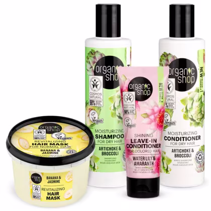 Imagem do produto Kit Organic Shop Premium Alcachofra Banana Amaranto (4 Produtos)