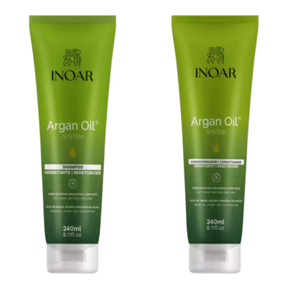 Imagem do produto Inoar Argan Oil System Kit Bisnaga 240ml