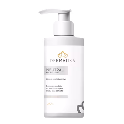 Sabonete líquido neutral, da marca Dermatiká.