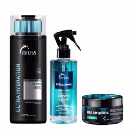Imagem do produto Kit Ultra Hydration Shampoo + Máscara Frizz Zero e Máscara Uso Obrigatório - Truss