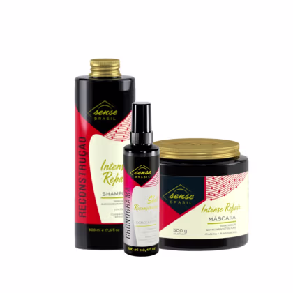 Imagem do produto Kit Sense - Intense Repair Shampoo + Máscara + Shot Nutrição Ultra