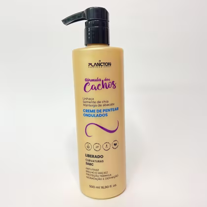 Imagem do produto PLANCTON CREME DE PENTEAR ONDULADOS FÓRMULA DOS CACHOS 500ML