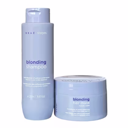 Imagem do produto Kit Braé Stages Blonding - Shampoo 250ml + Máscara 200g