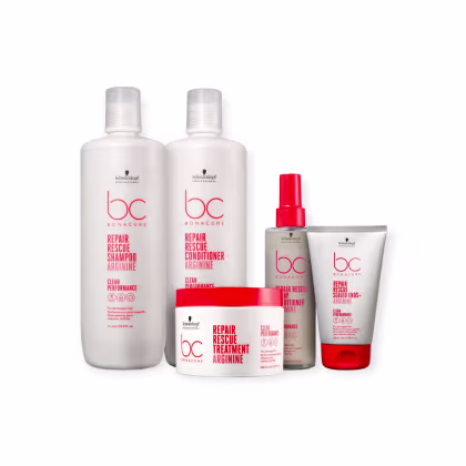Imagem do produto Kit BC Bonacure Schwarzkopf Repair Rescue: A Solução Completa para Cabelos Danificados (5 Produtos)