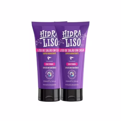Imagem do produto Kit 2 Alisante De Chuveiro Progressiva Hidra Liso 200ml