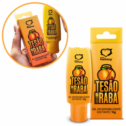Imagem do produto Tesão na Raba Gel Dessensibilizante e Excitante Sexy Fantasy