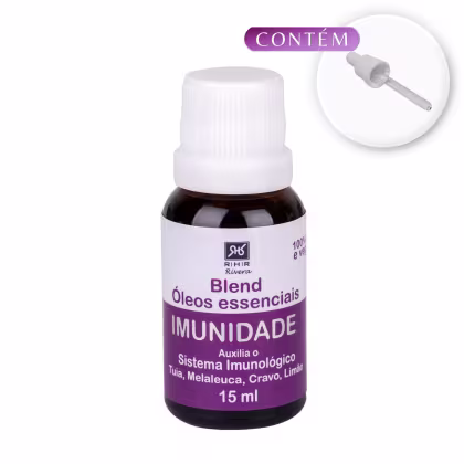 Blend Óleos Essenciais de Imunidade da RHR Cosméticos.