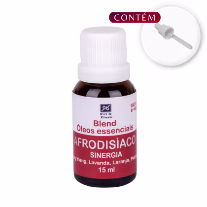 Blend Óleos Essenciais de Afrodisíaco da RHR Cosméticos.