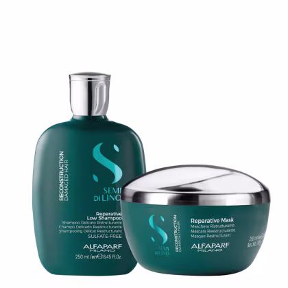 Imagem do produto Kit Alfaparf Duo Mask Semi di Lino Reconstruction (2 Produtos)